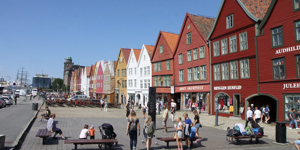 Норвегия. Norway. Берген. Bergen. Брюгге Bryggen