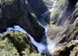 Норвегия. Norway. Voringfoss. Водопад